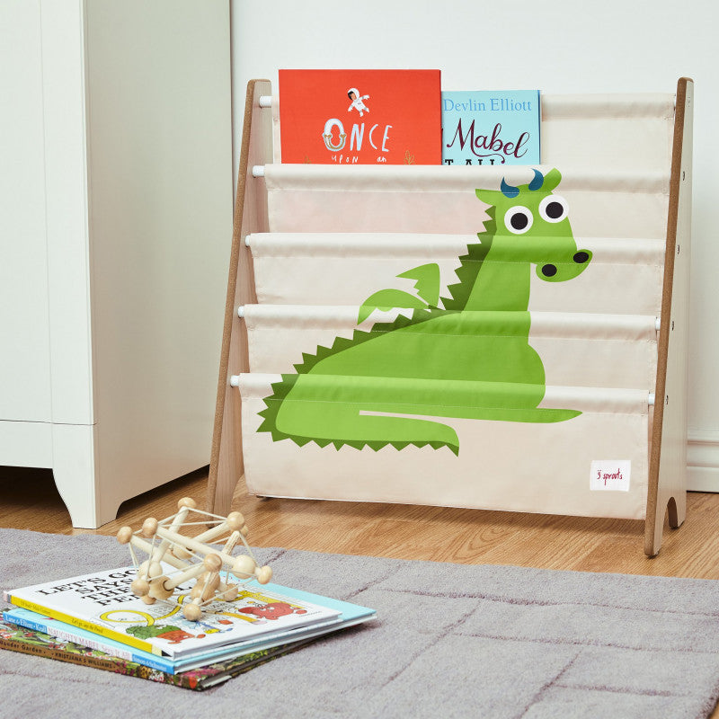 Raft organizator de cărți pentru copii, Dragon, 3 Sprouts