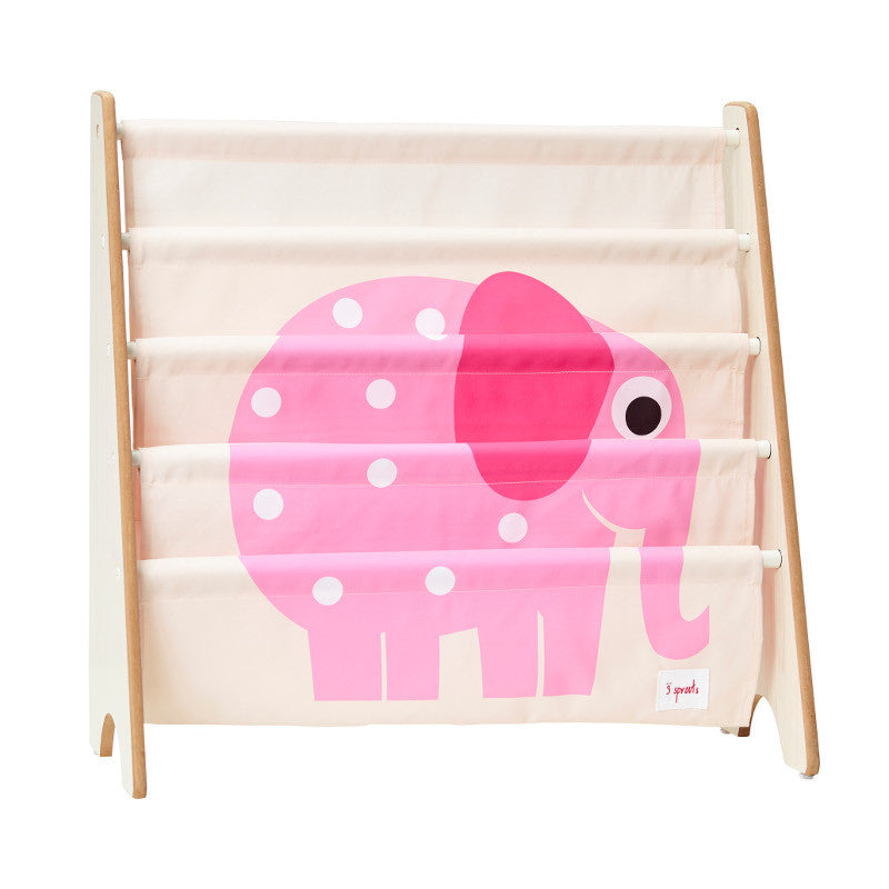 Raft organizator de cărți pentru copii, Elefant, 3 Sprouts