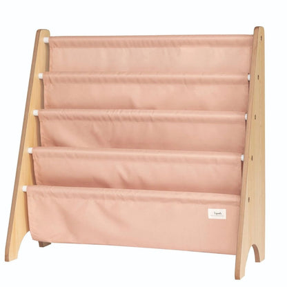 Raft organizator de cărți pentru copii, material reciclat Clay, 3 Sprouts