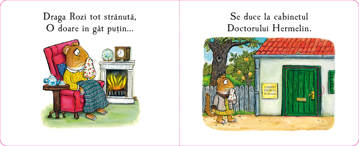 Rozi e răcită de Julia Donaldson ilustrații de Axel Scheffler