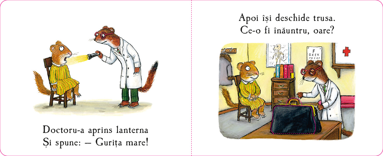 Rozi e răcită de Julia Donaldson ilustrații de Axel Scheffler