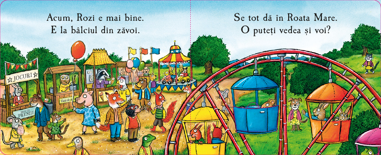 Rozi e răcită de Julia Donaldson ilustrații de Axel Scheffler