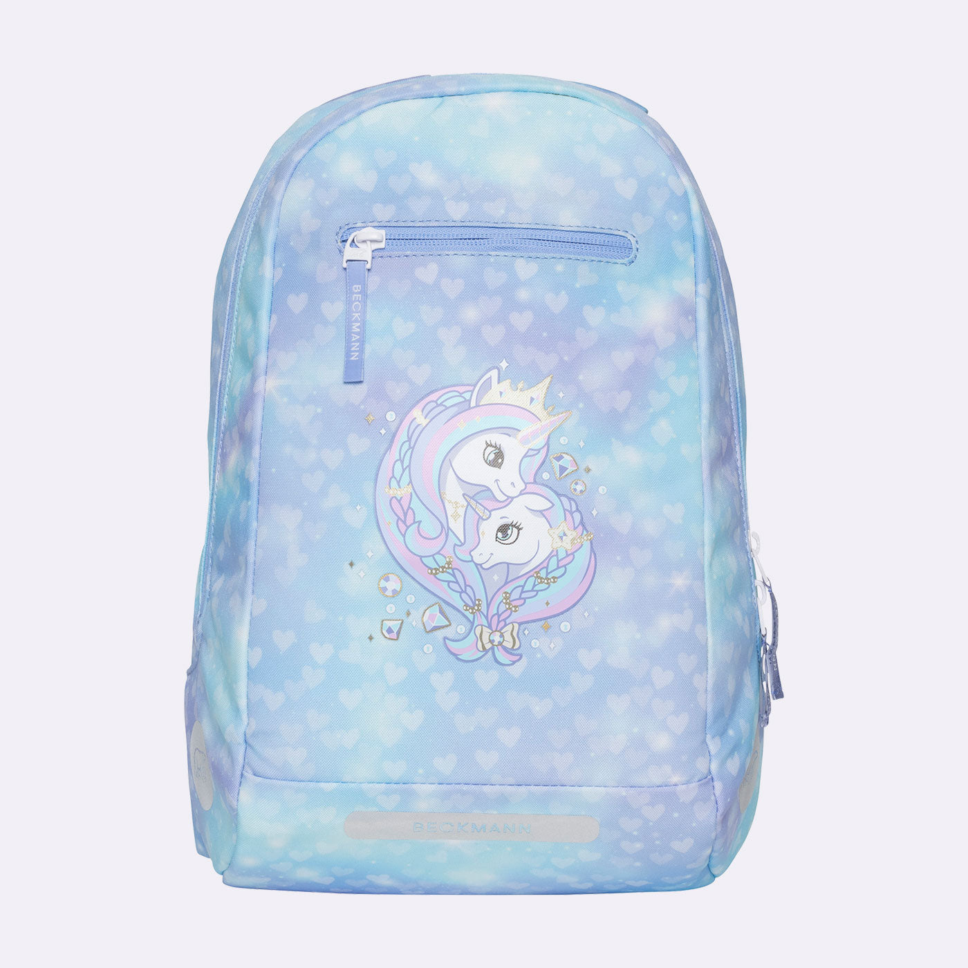 Rucsac Beckmann de zi (antrenamente, excursii, parc), Unicorn Princess Ice Blue