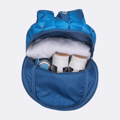 Rucsac Beckmann de zi (antrenamente, excursii, parc), Blue Lightning