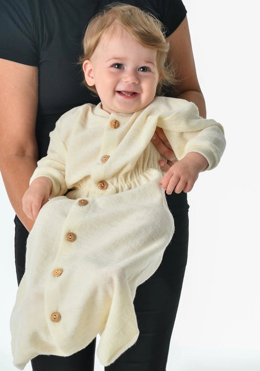 Sac de dormit terry din lână merinos, Cosilana - Natur