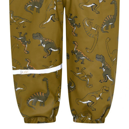 Costum întreg impermeabil căptușit fleece pentru ploaie, vreme rece și vânt – CeLaVi – Dino