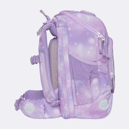 Ghiozdan, rucsac ergonomic cu pernǎ de aer Beckmann, set Active Air FLX 6 piese, Candy