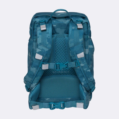 Ghiozdan, rucsac ergonomic cu pernǎ de aer Beckmann, set Active Air FLX 6 piese, Jungle Game