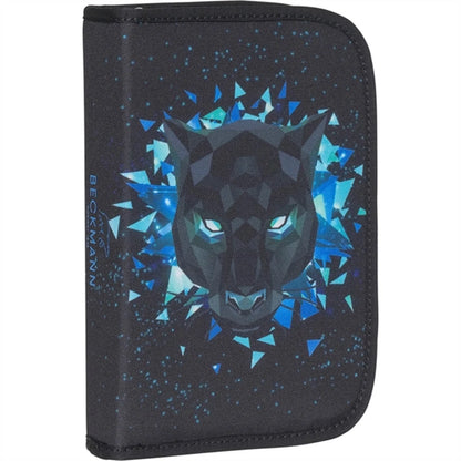 Ghiozdan, rucsac ergonomic Beckmann, set clasic 7 piese, Panther
