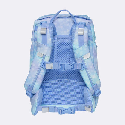 Ghiozdan, rucsac ergonomic cu pernǎ de aer Beckmann, set Active Air FLX 6 piese, Unicorn Princess Ice Blue