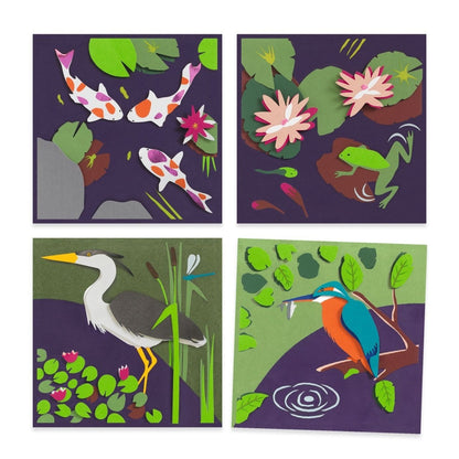 Set creativ 3D din hârtie, Djeco