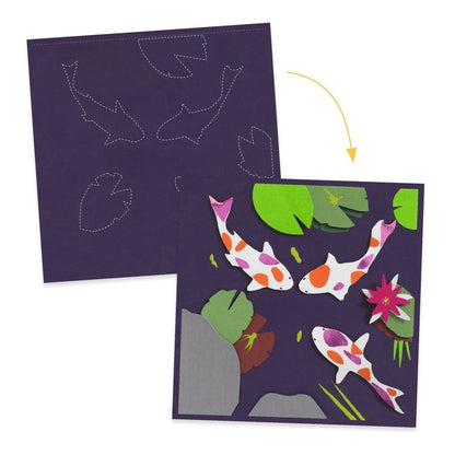 Set creativ 3D din hârtie, Djeco