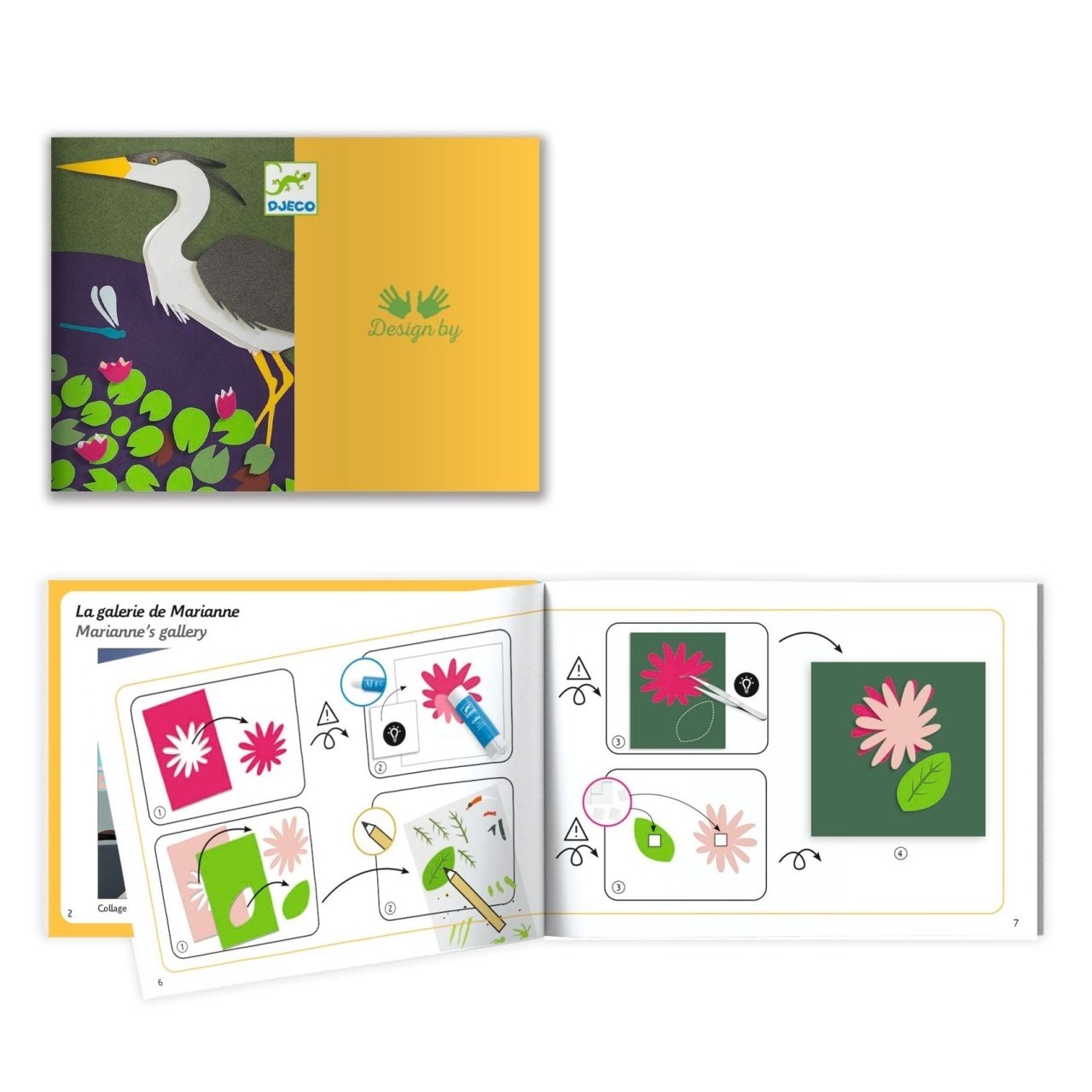 Set creativ 3D din hârtie, Djeco