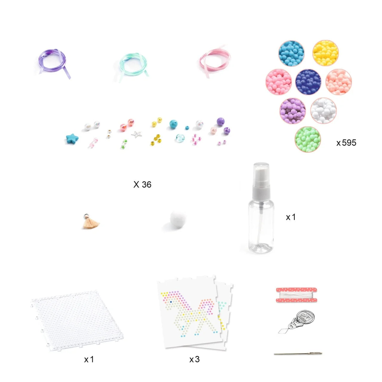 Set creativ Bile magice Unicorn, Djeco