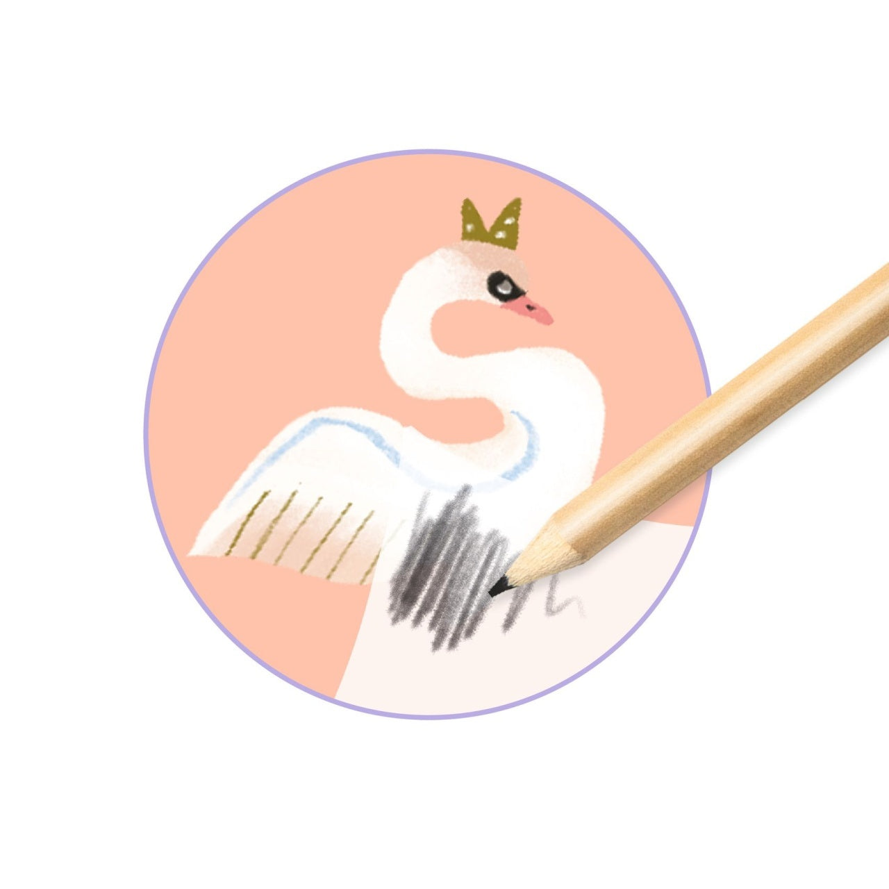 Set creativ de transfer Balet, Djeco