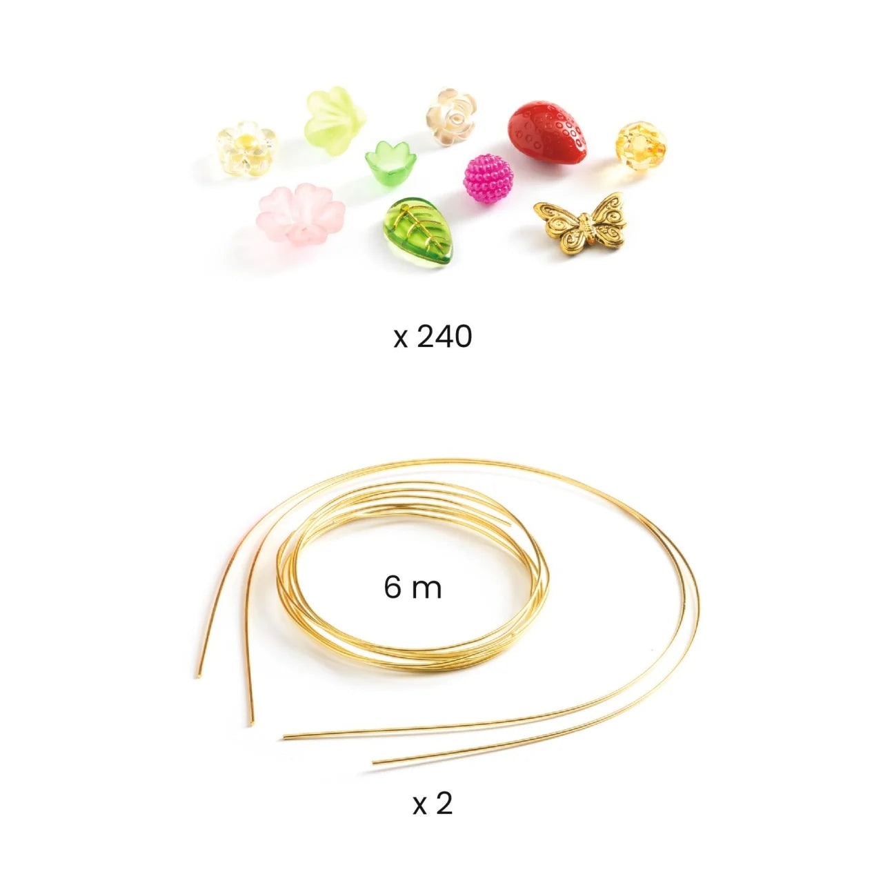 Set creativ diademe roz, Djeco
