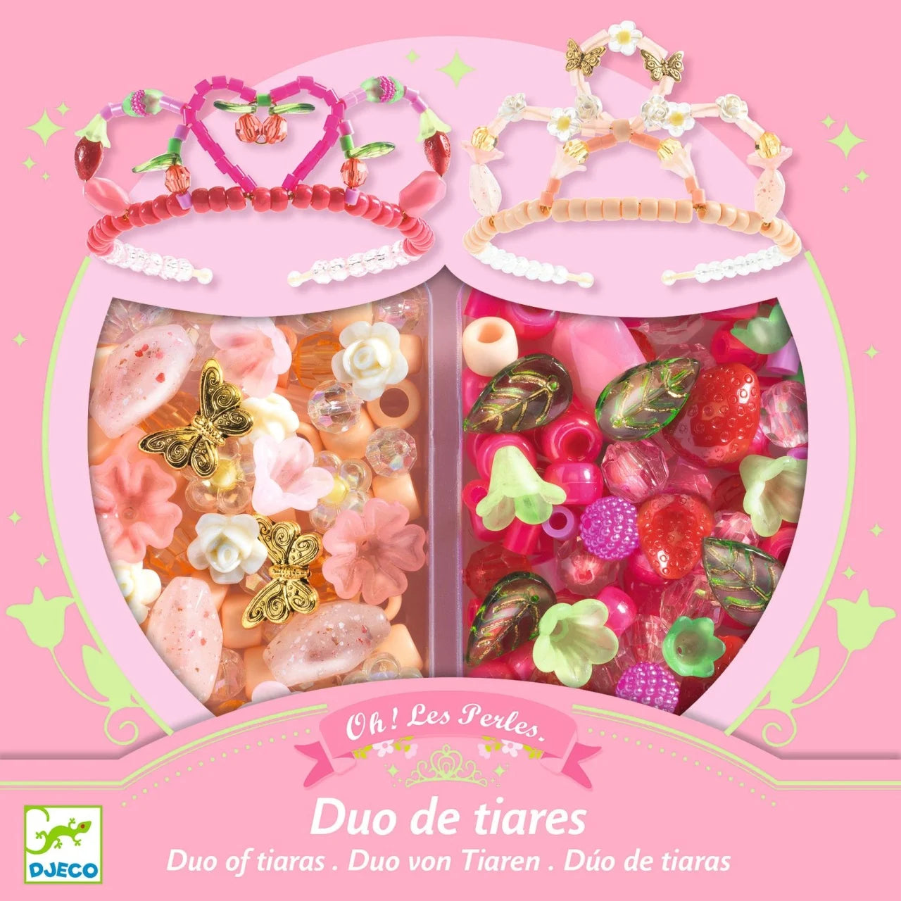 Set creativ diademe roz, Djeco