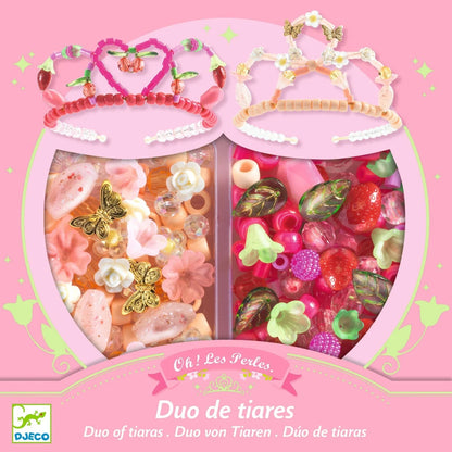 Set creativ diademe roz, Djeco