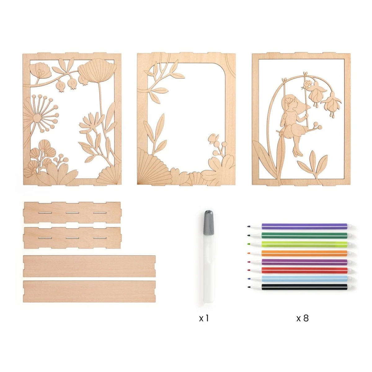 Set creativ diorama 3D din lemn "Alizée", Djeco