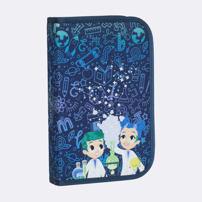 Ghiozdan, rucsac ergonomic cu pernǎ de aer Beckmann, set Active Air FLX 6 piese, Science