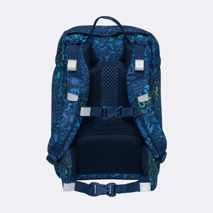 Ghiozdan, rucsac ergonomic cu pernǎ de aer Beckmann, set Active Air FLX 6 piese, Science