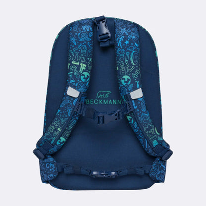 Ghiozdan, rucsac ergonomic cu pernǎ de aer Beckmann, set Active Air FLX 6 piese, Science