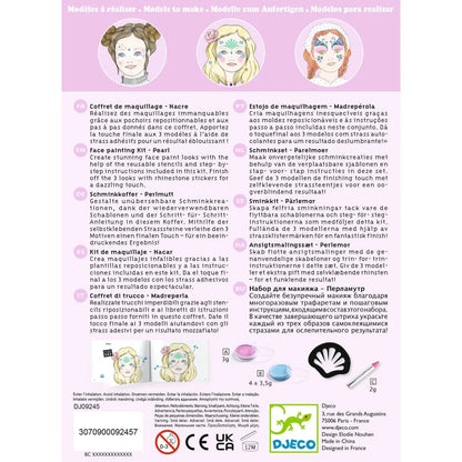Set pictură pe față, culori sidefate – Djeco