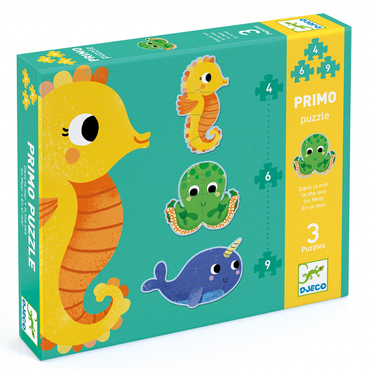 Set Puzzle-uri evolutive Djeco Ocean