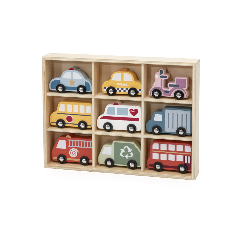 Set Vehicule Urbane cu cutie, PolarB Viga