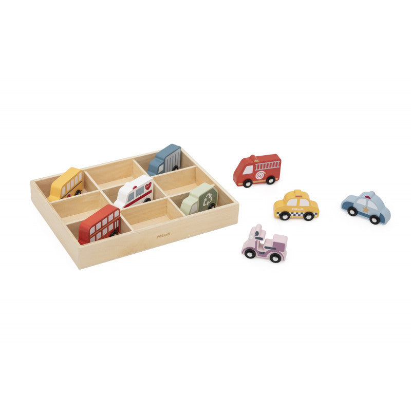 Set Vehicule Urbane cu cutie, PolarB Viga