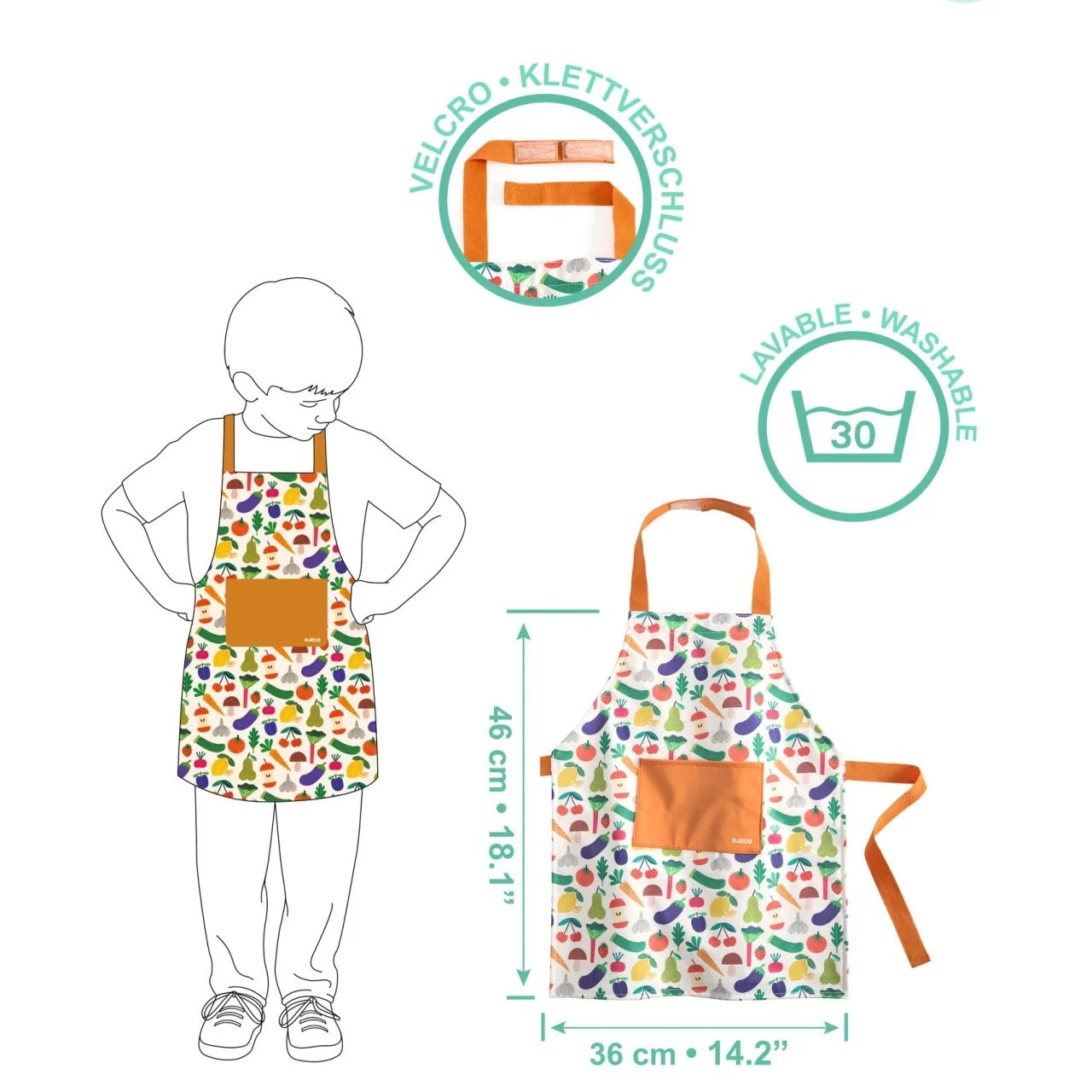Șorț de bucătarie pentru copii – Djeco