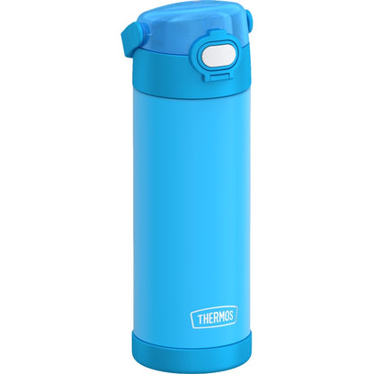 Termos pentru copii cu capac de hidratare - albastru neon - Thermos