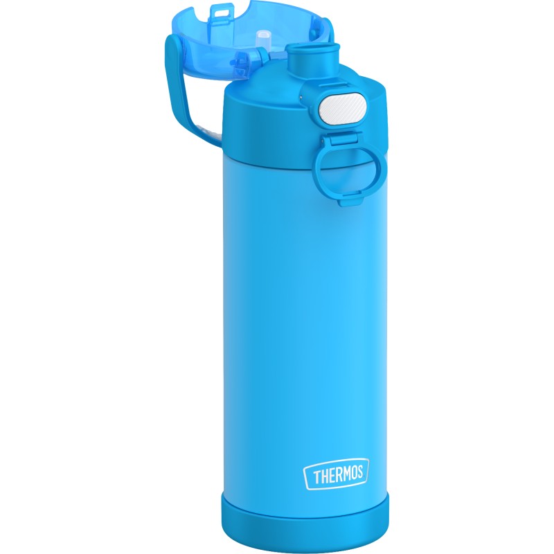 Termos pentru copii cu capac de hidratare - albastru neon - Thermos