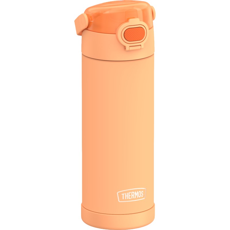 Termos pentru copii cu capac de hidratare - portocaliu neon - Thermos