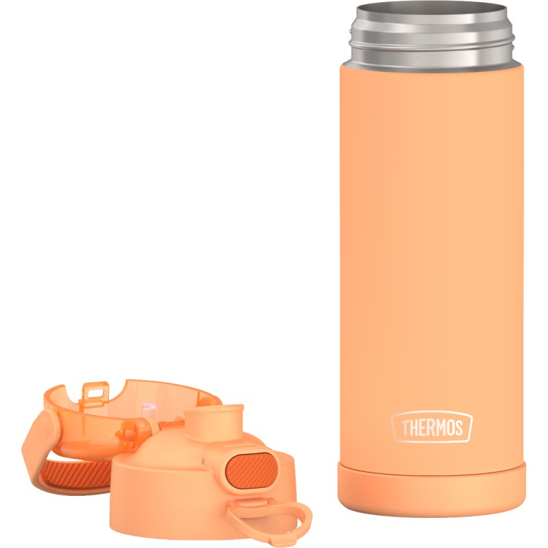 Termos pentru copii cu capac de hidratare - portocaliu neon - Thermos