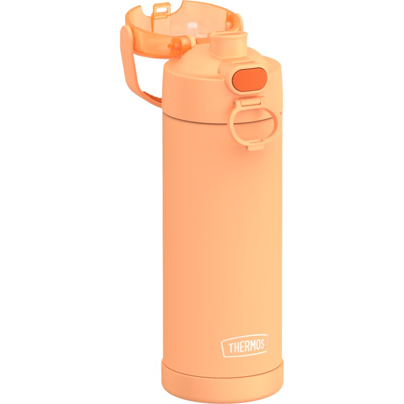 Termos pentru copii cu capac de hidratare - portocaliu neon - Thermos