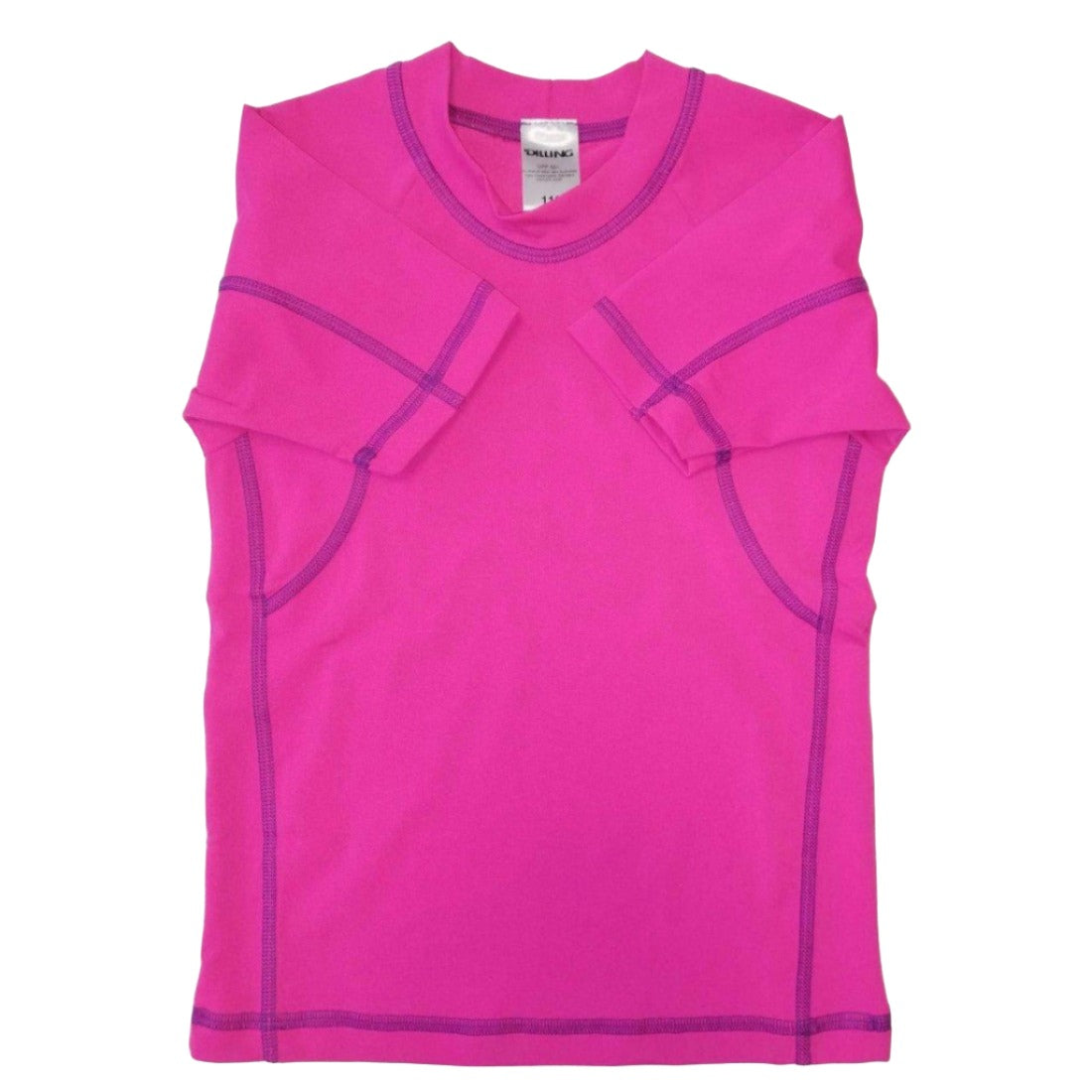 Tricou roz pentru copii - cu filtru UV pentru protecție solară UPF 50+ Dilling Underwear