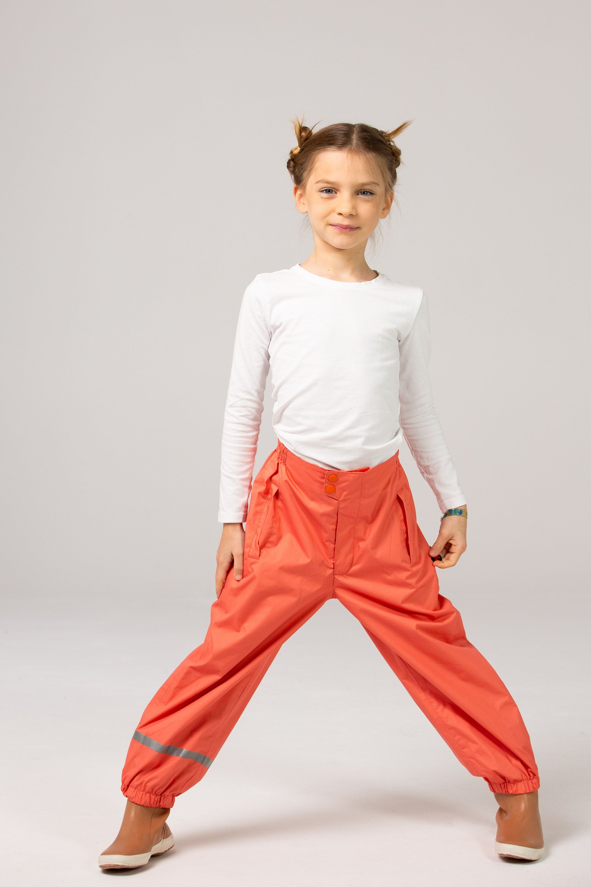 Pantaloni de ploaie - Coral - Ducksday