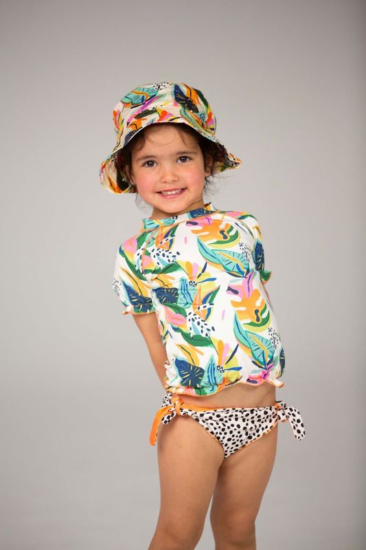 Set tricou + bikini reversibili cu protecție solară UPF 50+ Moana - DucKsday