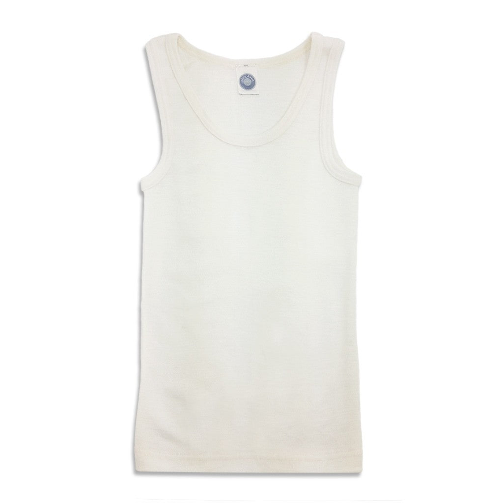 Maieu din lână și mătase natur, organic - Cosilana