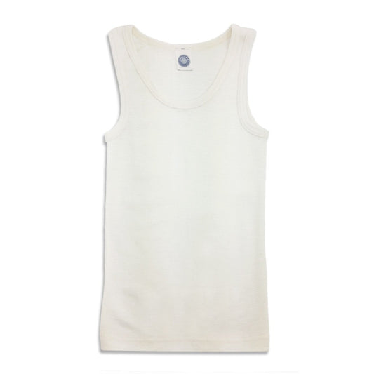 Maieu din lână și mătase natur, organic - Cosilana