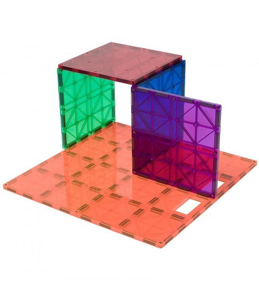 Set Playmags Stabilizator: 1 Placă De Bază Pentru Construcții Playmags MagnaBoard Stabilizatoare + 4 Pătrate Mari