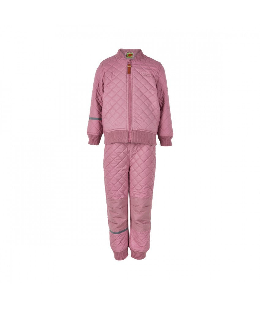 Jachetă căptușită matlasată impermeabilă CeLaVi roz
