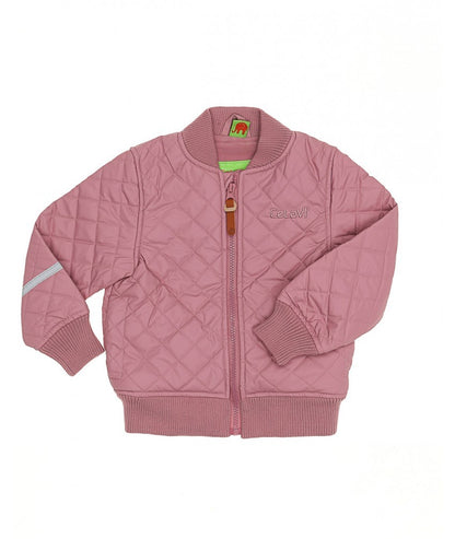 Jachetă căptușită matlasată impermeabilă CeLaVi roz