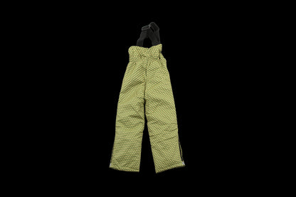 Pantaloni de iarna cu bretele funky green - Ducksday