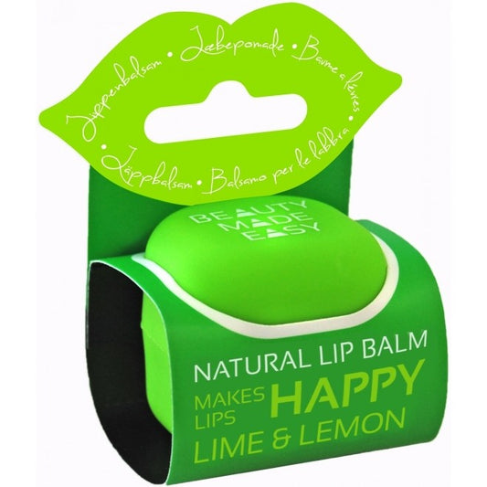 Balsam natural de buze cu lime si lamaie - 7g - Beauty Made Easy