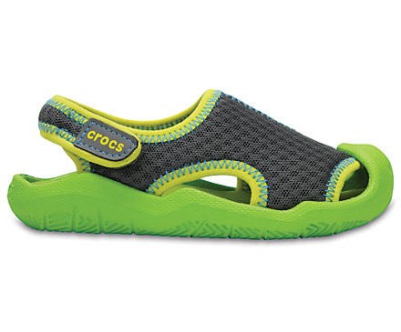 Sandale Crocs - Swiftwater - Graphite / Volt Green