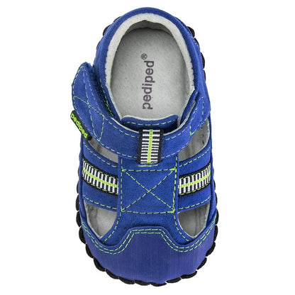 Papucei Pediped ORIGINALS® Gustan Blue/Lime