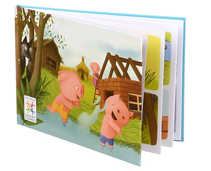 Three Little Piggies - Deluxe (Cei trei purcelusi, editie de lux) - Smart Games