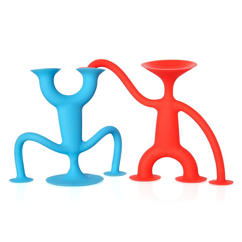 Oogi Junior (albastru) – Mini omuletul flexibil cu ventuze